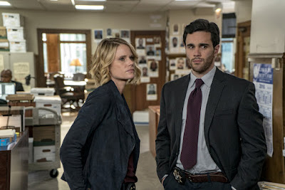 Joelle Carter and Ryan James Hatanaka in Chicago Justice