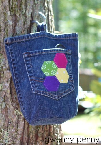 Denim Handbag from Upcycled Jeans | ShabbyShe