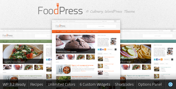 FoodPress - Recipe & Food Blog WordPress Theme Free Download by ThemeForest.