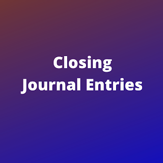 Closing journal entries 
