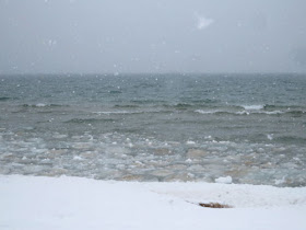 Lake Michigan in winter