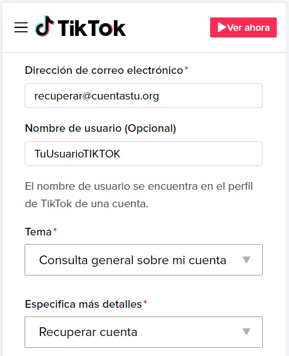 ▶ Cómo cambiar la contraseña de TikTok si no te acuerdas