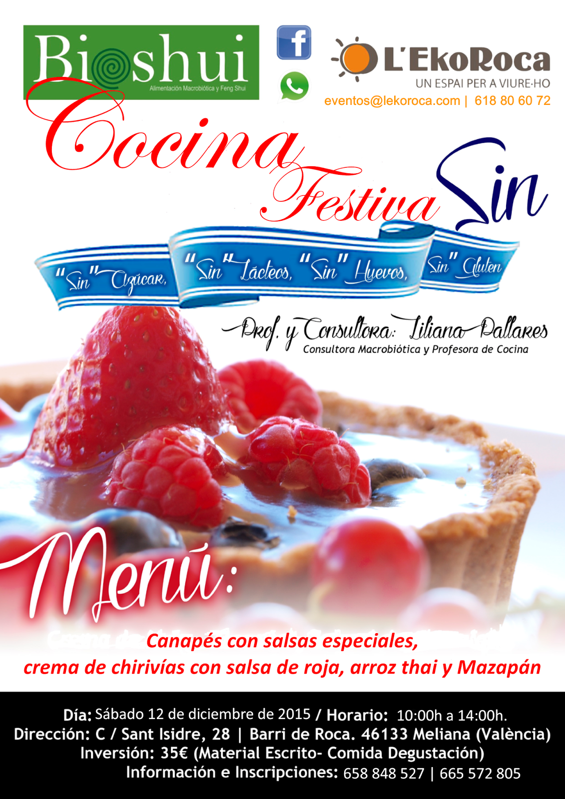 Bioshui: CURSO DE COCINA FESTIVA