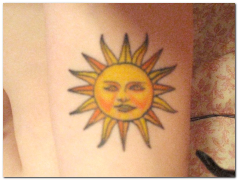 Sun Tattoos and Tattoo Designs