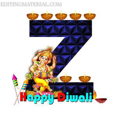 Z alphabet image diwali