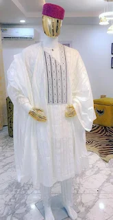 Traditional Wedding Agbada Style