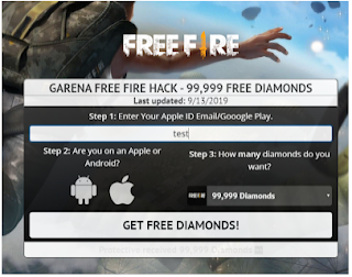 Gethacks. net/garena || Website Generator Untuk mendapatkan diamond gratis Free fire