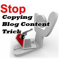 Stop copying blog content with css