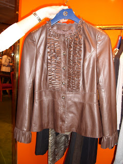 tory burch ruffled leather jacket
