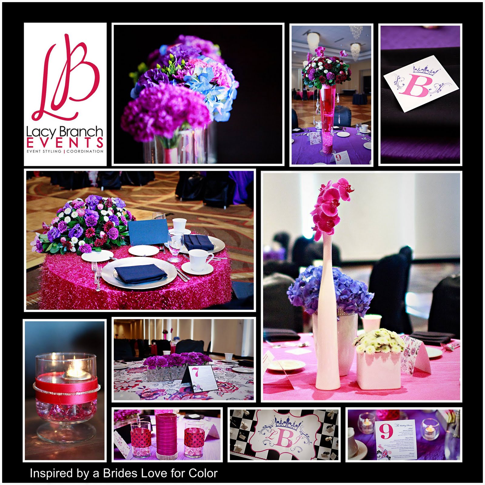 water wedding centerpieces