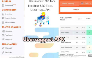 Download Ubersuggest APK Unofficial Untuk Riset Keyword Blog