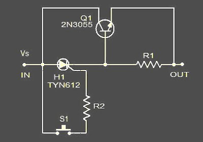 Simple electronic fuse