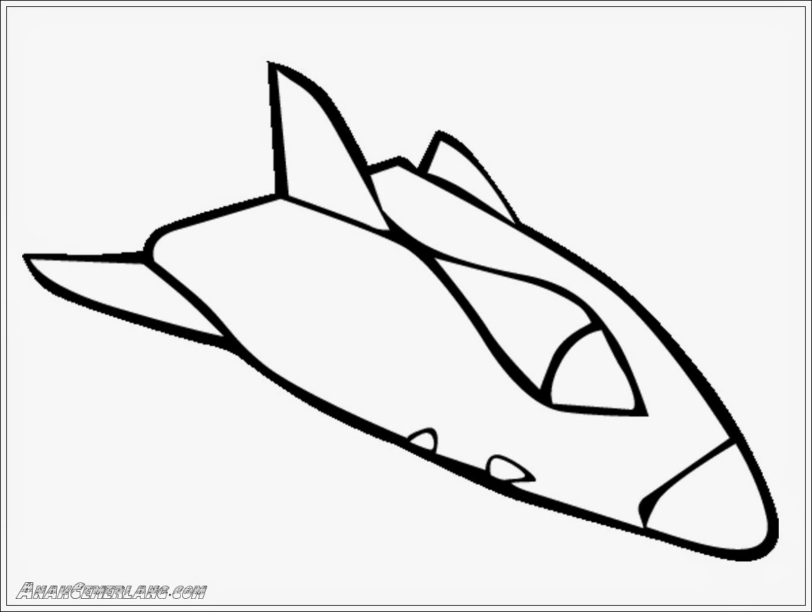 Contoh Gambar Kartun Pesawat