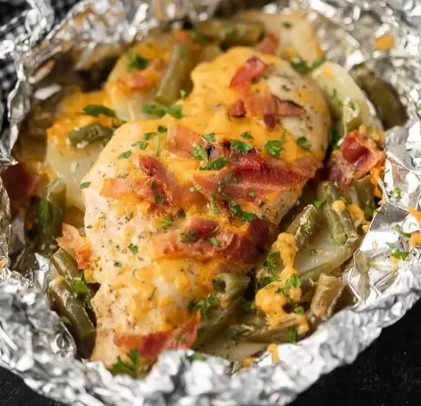 Bacon Ranch Chicken Foil Packets