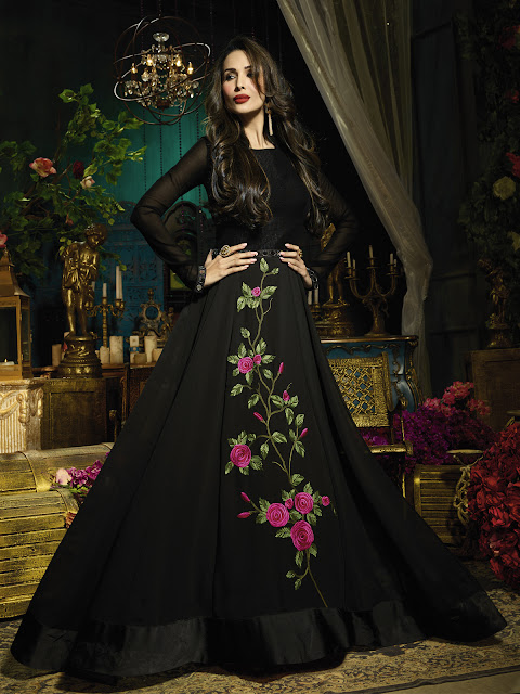 bollywood designer gown online shopping with free shipping
