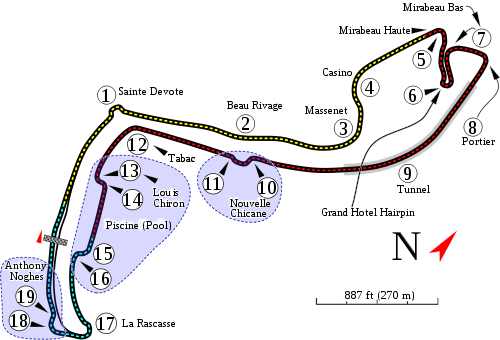 monaco f1 race track. hairstyles track map monaco gp