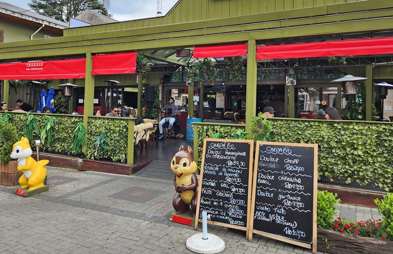 Média de preços nos restaurantes em Campos do Jordão