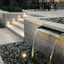 Water feature and exterior lighting designed 