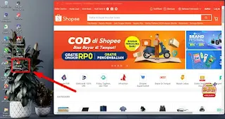 Membuat Pintasan Shopee di Laptop Menggunakan Google Chrome