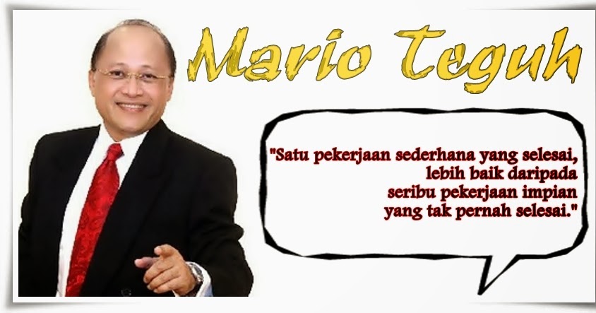 Kumpulan Kata Mario Teguh Tentang Pekerjaan