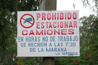 No parking, La Ceiba, Honduras