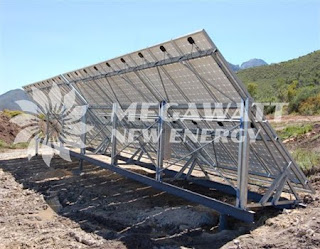 Solar water pump for barren hills in South Africa