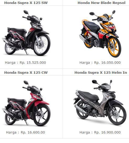 Daftar Harga Motor Murah Honda Terbaru 