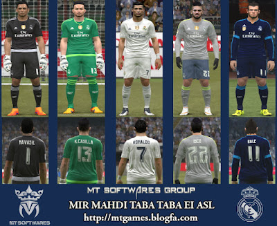 PES 2015 Real Madrid Final Kits 2015-2016 Full Version