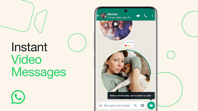 WhatsApp Introduce New Instant Video Messaging Service