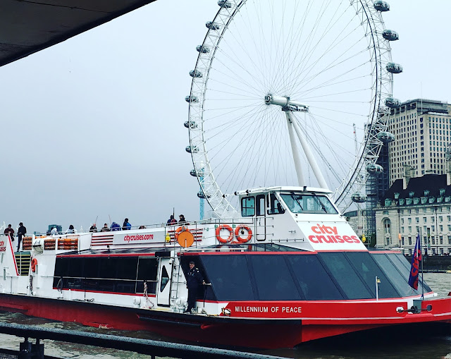 City Cruises boat at Westminster pier