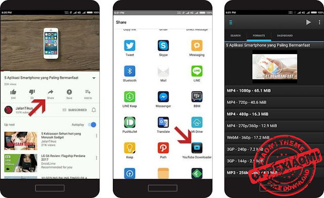 Cara Mudah Download Gratis Video Di Youtube Dengan Cepat Melalui Android.