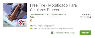 INACREDITÁVEL!! FREE FIRE MOD LITE 3MB!... PARA TODOS CELULARES FRACOS ANDROID (APK+DATA)