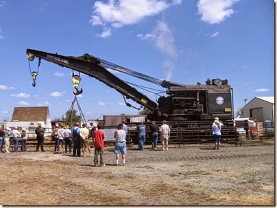 IMG_8053 1927 Bucyrus-Erie 160-Ton Steam Railway Derrick Crane SPMW #7020 at Antique Powerland in Brooks, Oregon on August 4, 2007