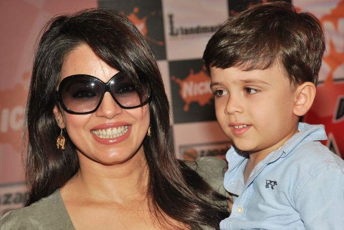 Aftab and Mahima at Roary  Racing Car Launch Images
