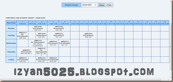 jadual