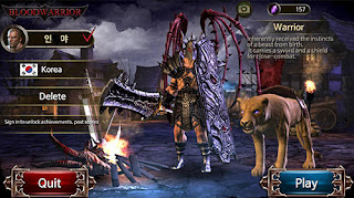 Download Game Blood Warrior Red Edition V1.0.6 MOD Apk + Data ( Unlimited Gems/Gold )