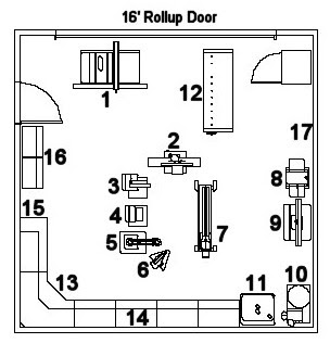 Garage Woodworking Shop Layout Plan