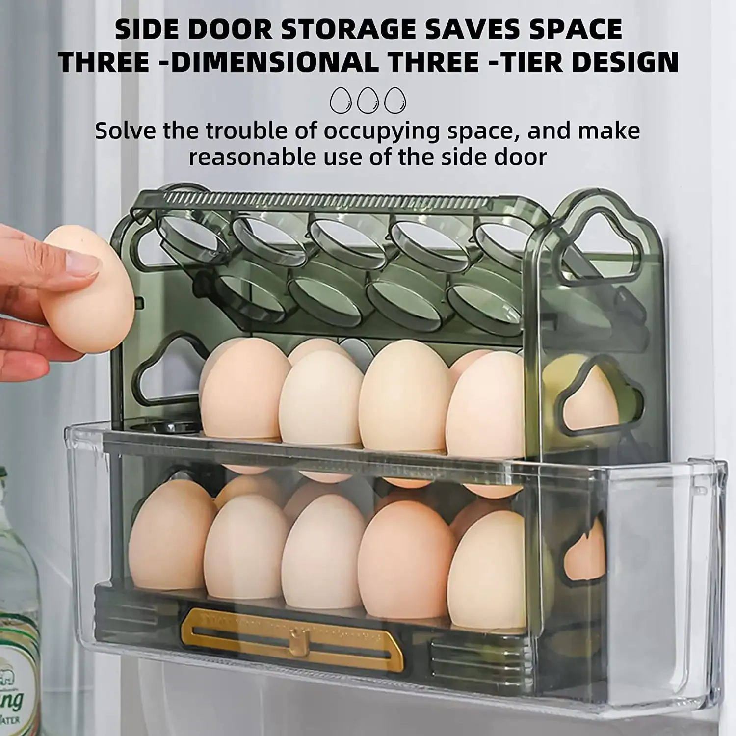 Flip Fridge Door Egg Storage Rack