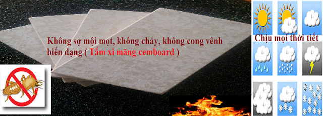 Tấm xi măng cemboard thay thế sàn gỗ công nghiệp