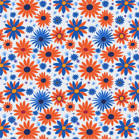 floral pattern color svg png ai illustrator vector free download