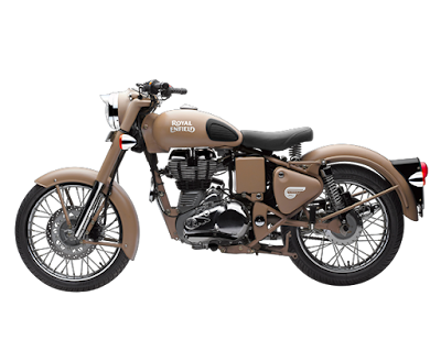 Royal Enfield Classic 500 Desert Storm cruiser motorcycle side image