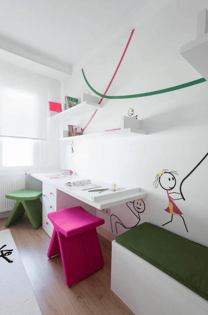 Creative Shared Bedroom for Kids image 8