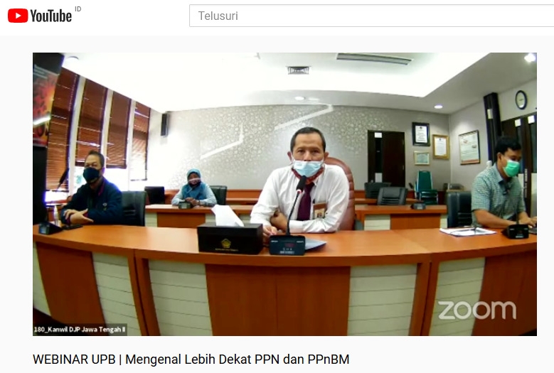 Gandeng UPB, Kanwil DJP Jateng II Gelar Webinar PPN dan PPnBM