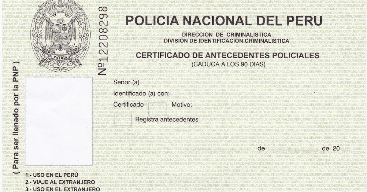 Certificado de viaje para extranjero