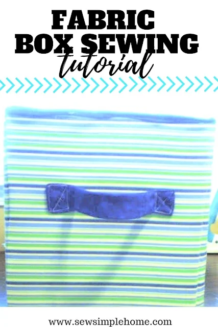 Learn how to make a fabric box to help get your closet organized or toys.