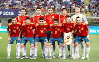 SELECCIÓN DE ESPAÑA SUB 21. Temporada 2018-19. Mikel Oyarzabal, Jorge Meré, Borja Mayoral, Jesús Vallejo y Unai Simón; Dani Ceballos, Carlos Soler, Martín Aguiiregabiria, Aarón Martín, Zubeldia y Fabián Ruiz. SELECCIÓN DE ITALIA SUB 21 3 (Chiesa 2, Pellegrini) SELECCIÓN DE ESPAÑA SUB 21 1 (Ceballos). 16/06/2019. Campeonato de Europa de Selecciones Sub 21, fase de grupos, Grupo A, 1ª jornada. Bolonia, Italia, estadio Renato Dall’Ara.