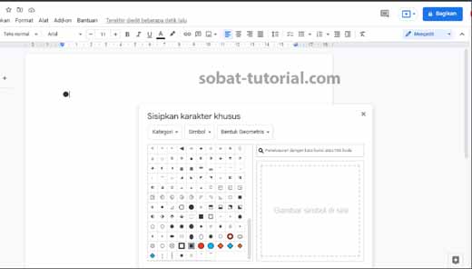 how to put shapes in google docs