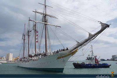 EL BUQUE ESCUELA ‘JUAN SEBASTIÁN DE ELCANO’ FINALIZA EN CADIZ SU LXXXII CRUCERO DE INSTRUCCIÓN.