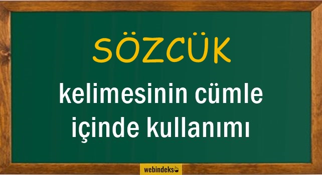 Sözcük İle İlgili Cümleler, Kısa Cümle Kur İçinde Kullanımı