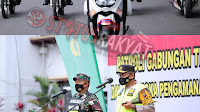 Kapolda Sumut dan Pangdam I/BB  laksanakan patroli gabungan skala besar TNI - Polri dan Pemko Medan